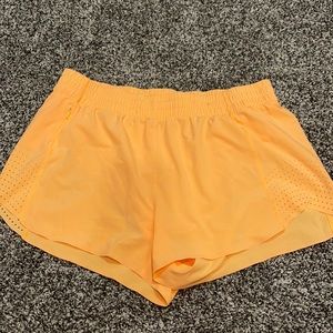 Athleta Orange Running Shorts